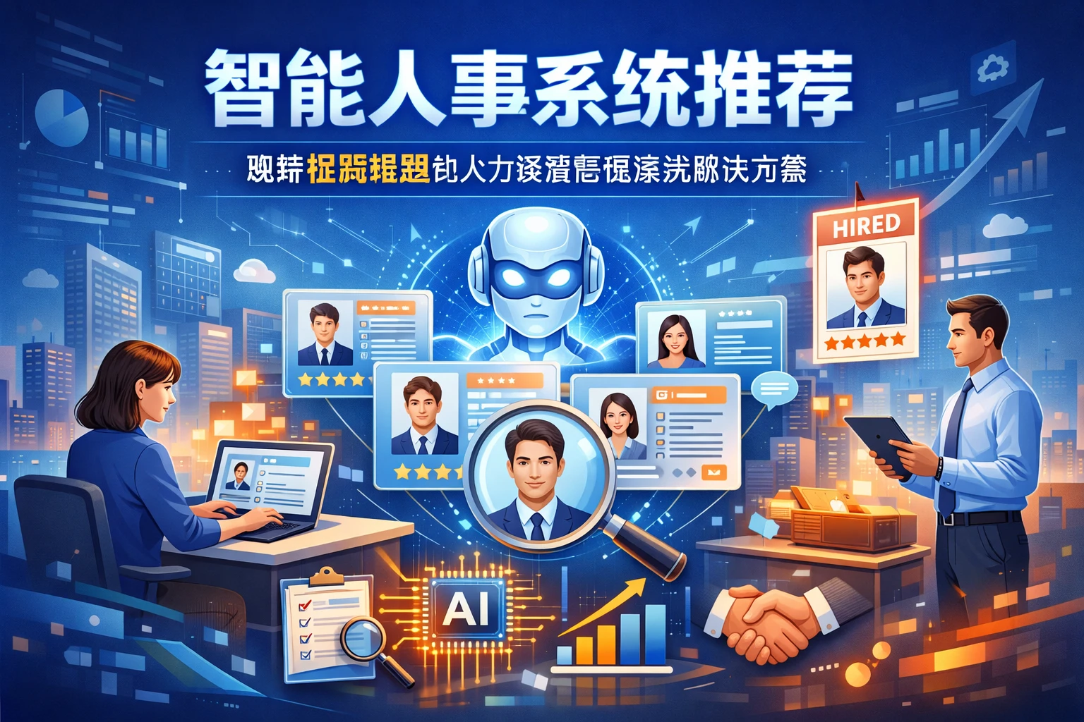 智能人事系统推荐：破解招聘难题的人力资源管理系统解决方案