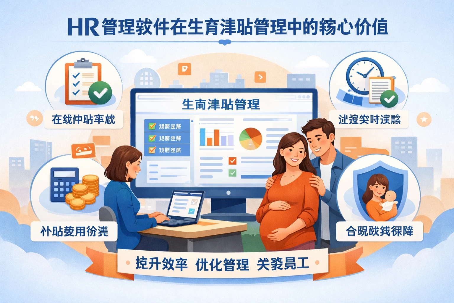 HR管理软件在生育津贴管理中的核心价值