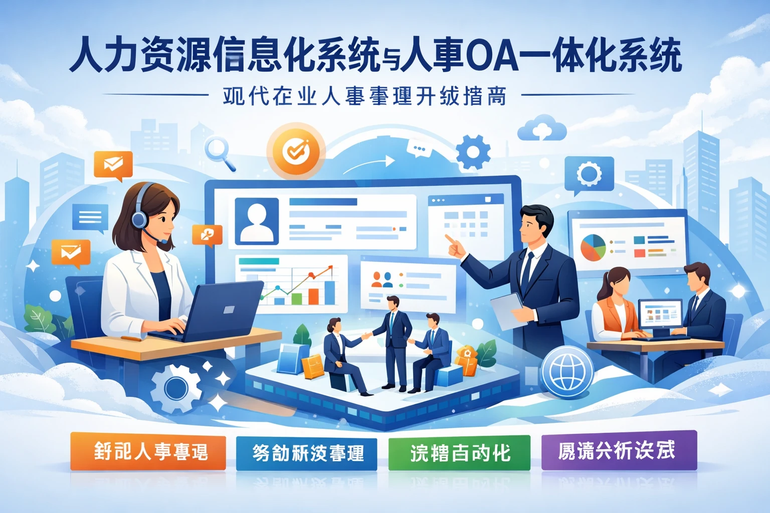 人力资源信息化系统与人事OA一体化系统:现代企业人事管理升级指南