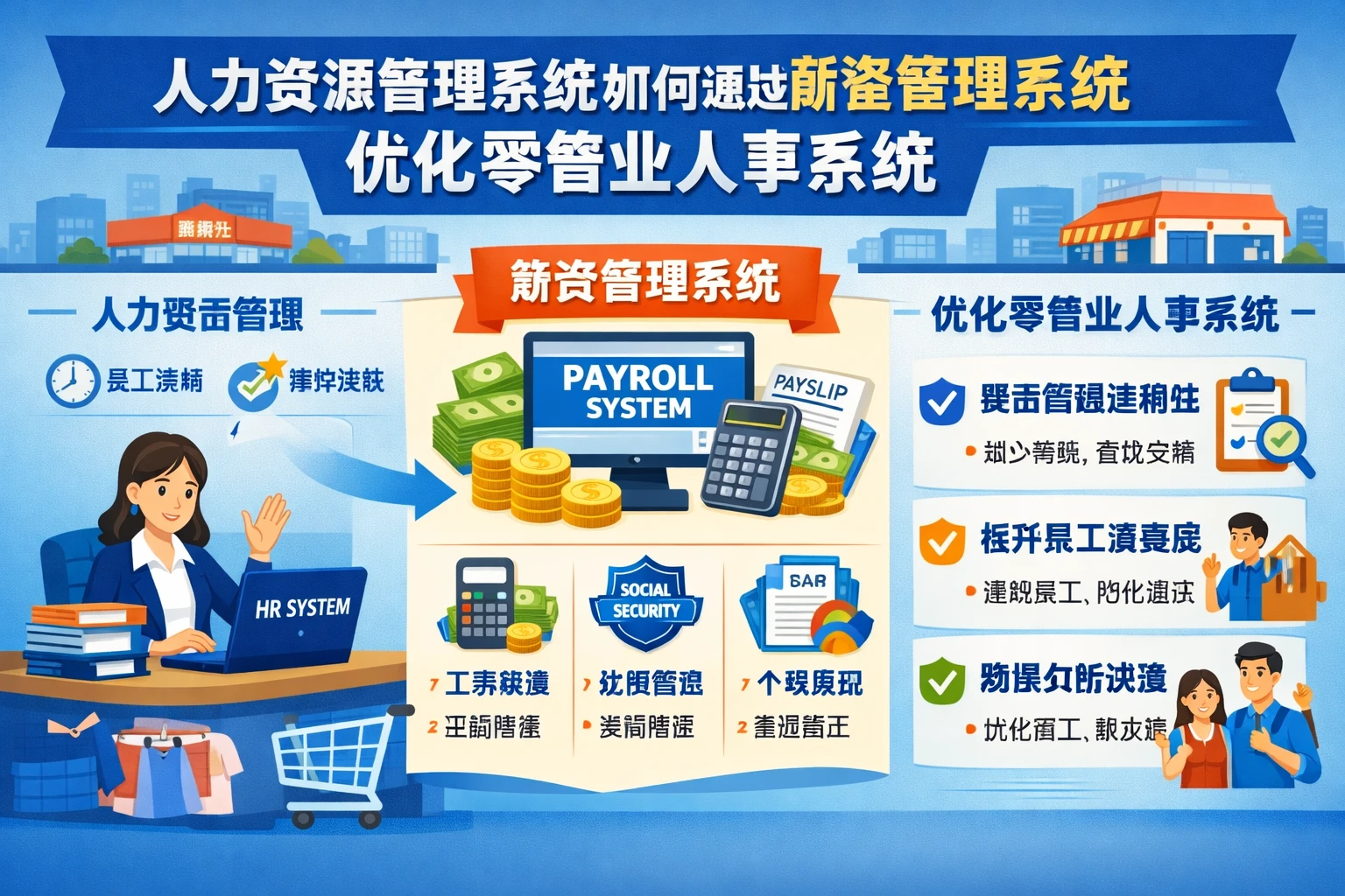 人力资源管理系统如何通过薪资管理系统优化零售业人事系统