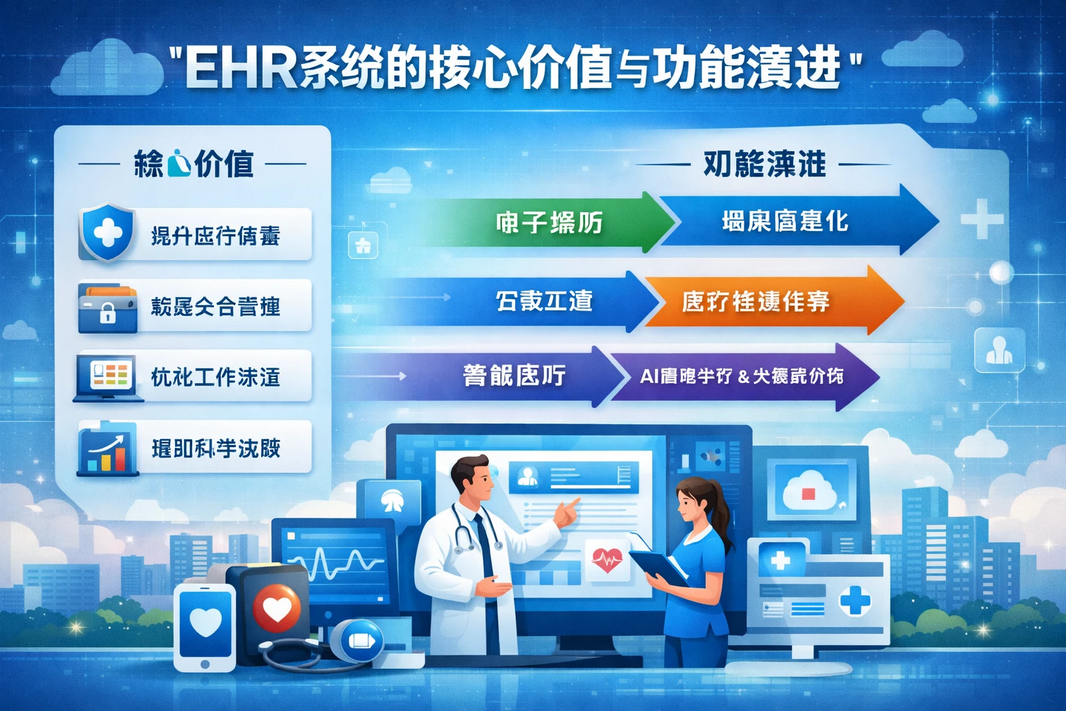 ehr系统的核心价值与功能演进