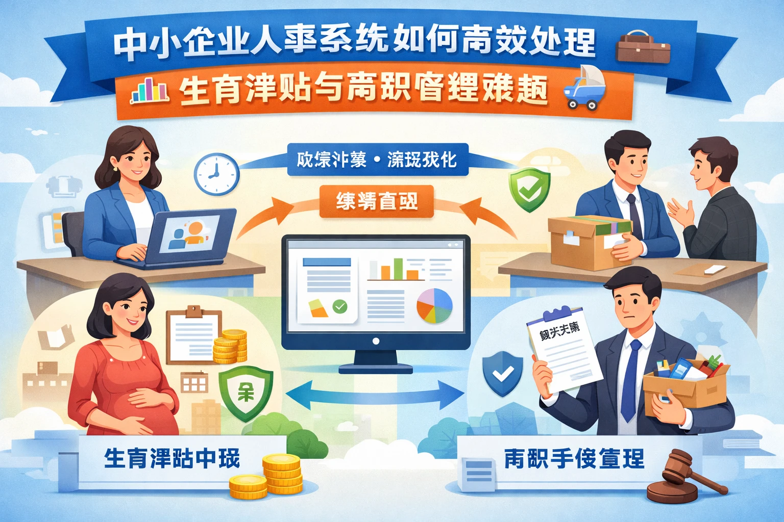 中小企业人事系统如何高效处理生育津贴与离职管理难题
