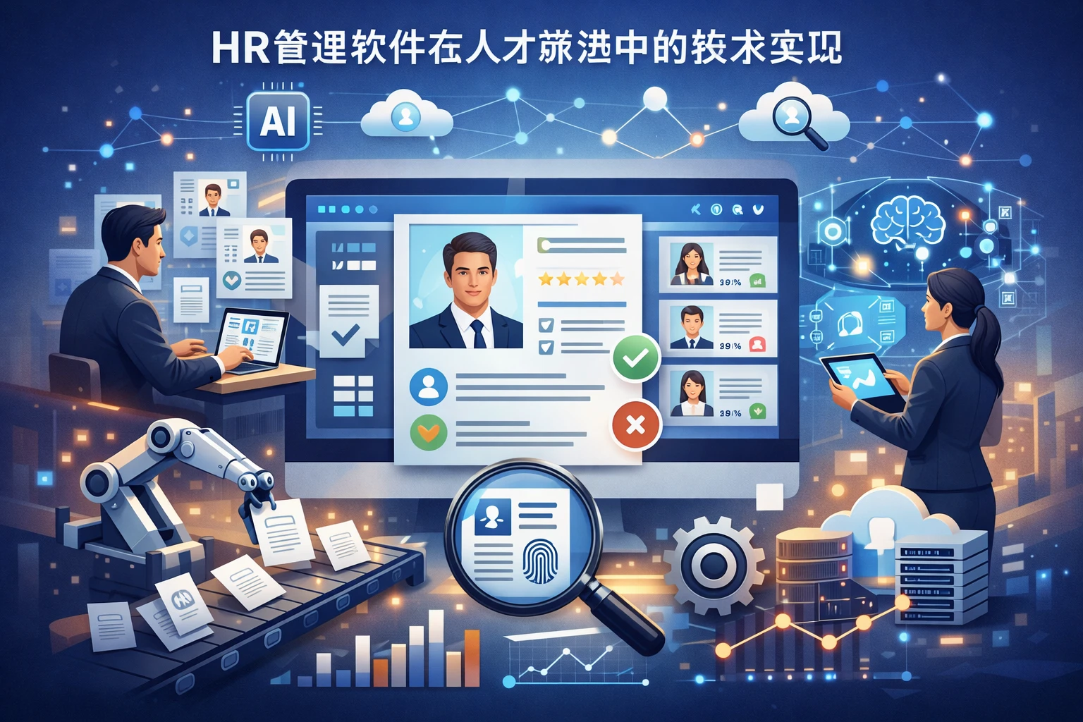 HR管理软件在人才筛选中的技术实现