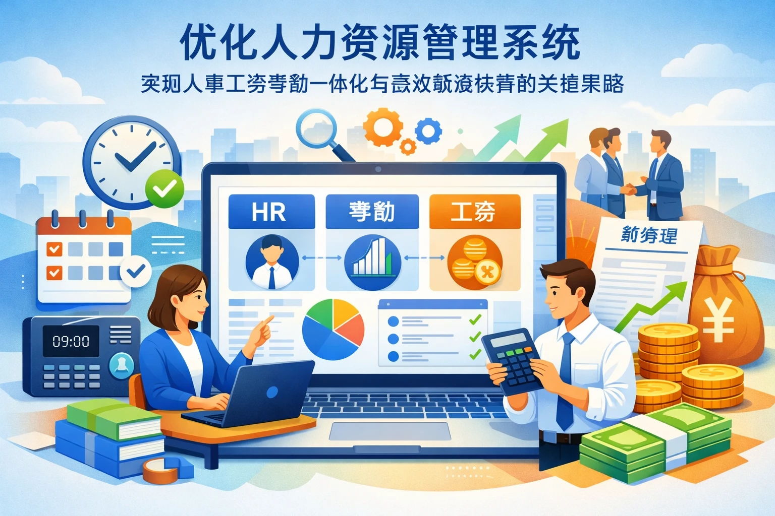 优化人力资源管理系统：实现人事工资考勤一体化与高效薪资核算的关键策略