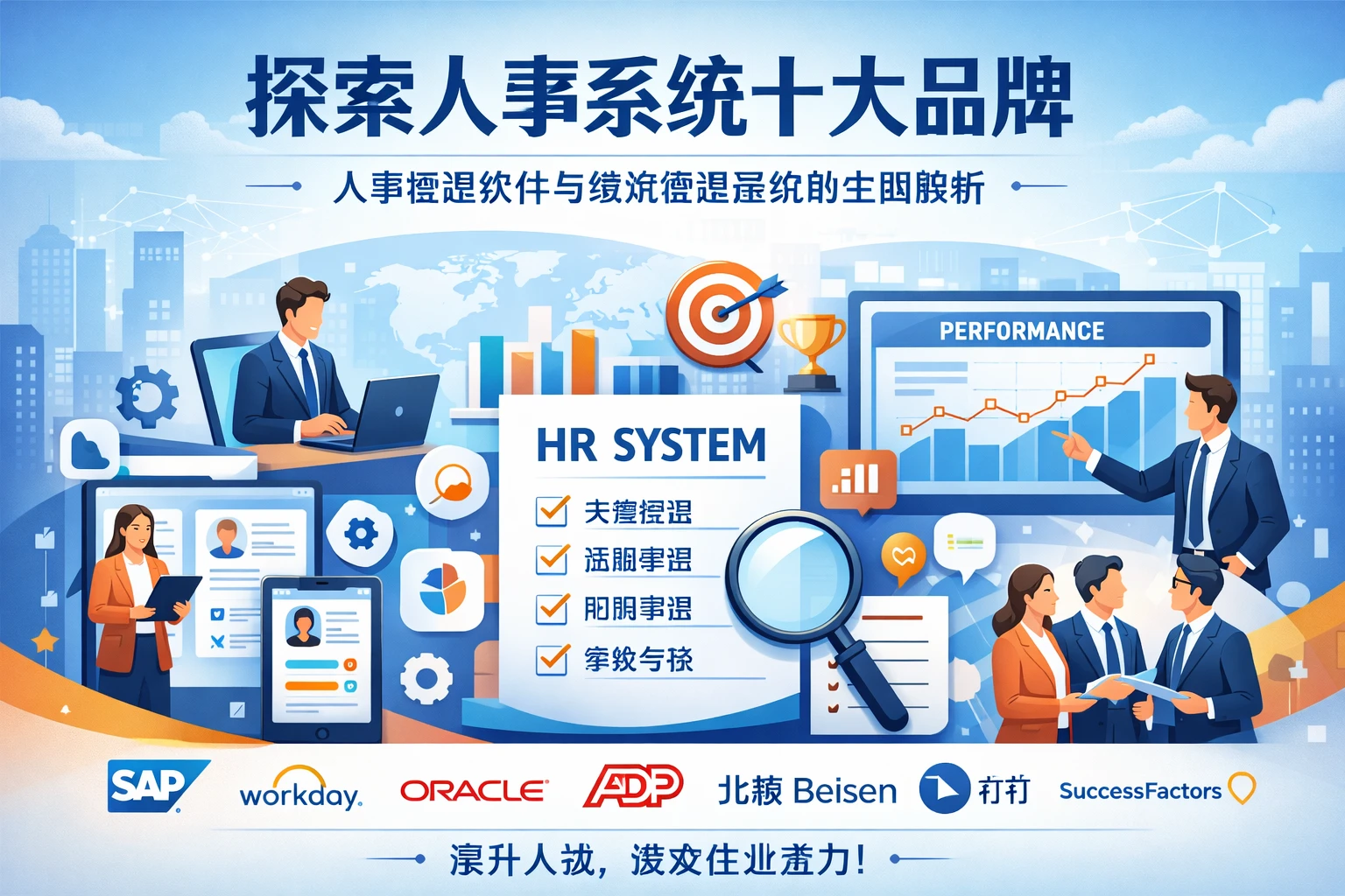 探索人事系统十大品牌：人事管理软件与绩效管理系统的全面解析