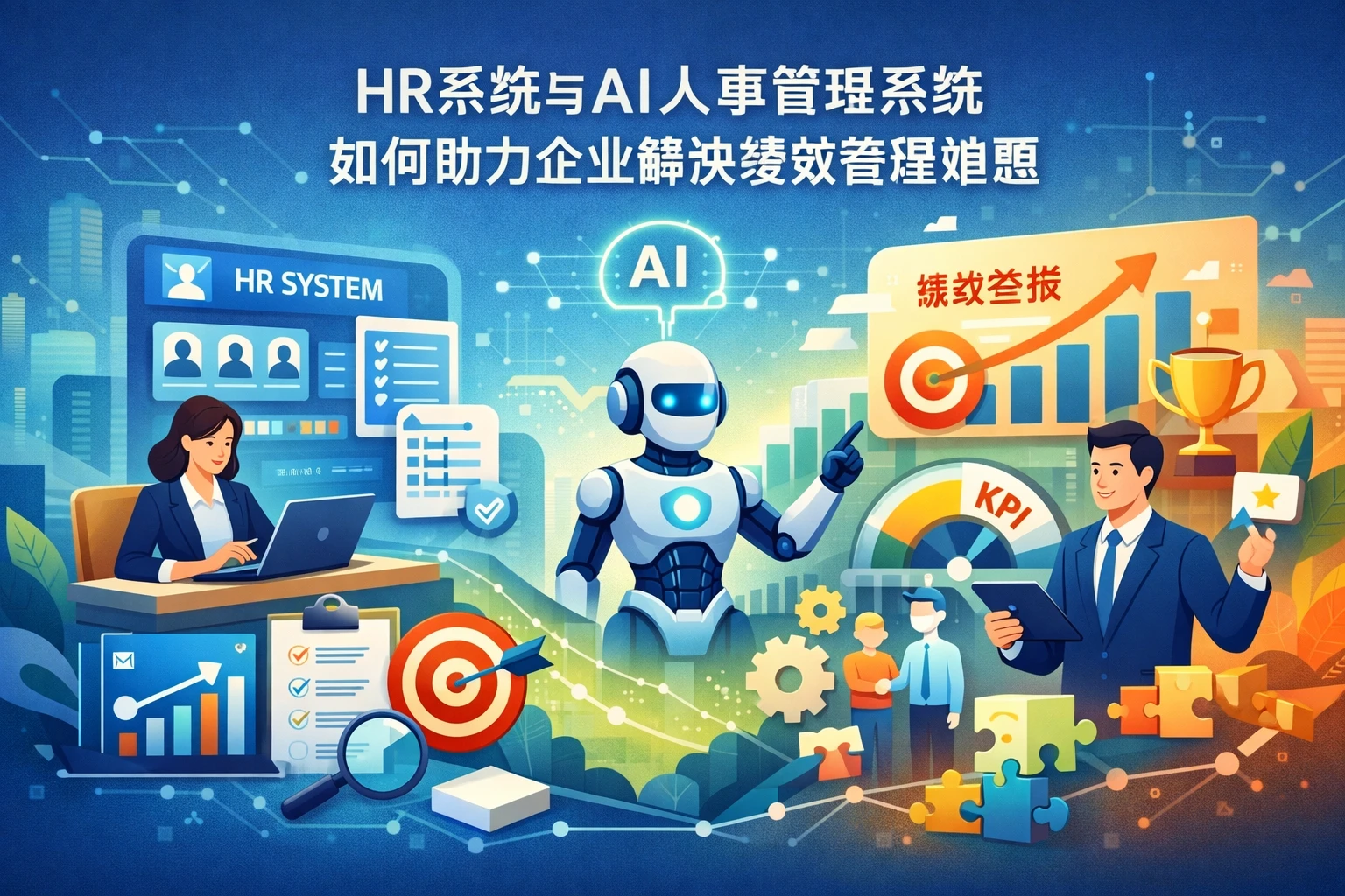 HR系统与AI人事管理系统如何助力企业解决绩效管理难题