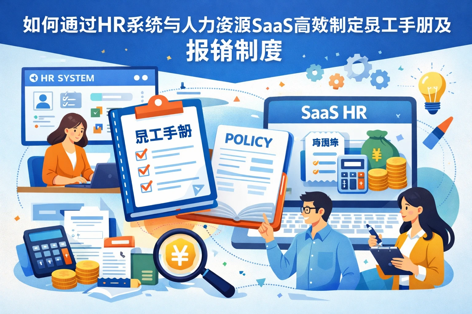 如何通过HR系统与人力资源SaaS高效制定员工手册及报销制度