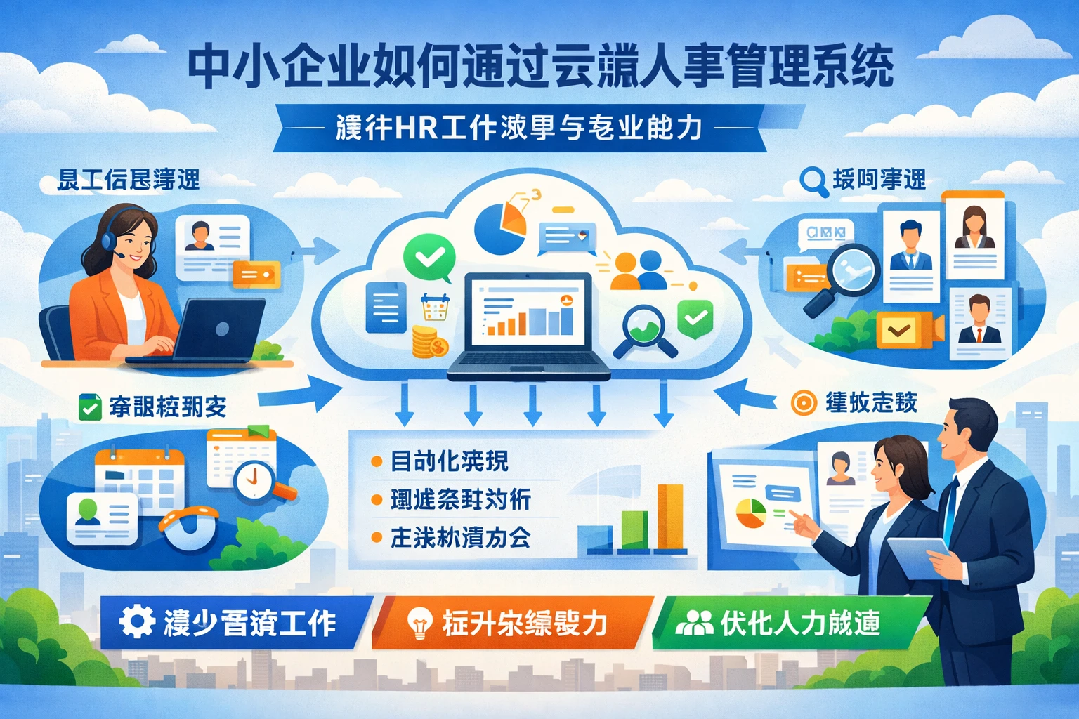 中小企业如何通过云端人事管理系统提升HR工作效率与专业能力