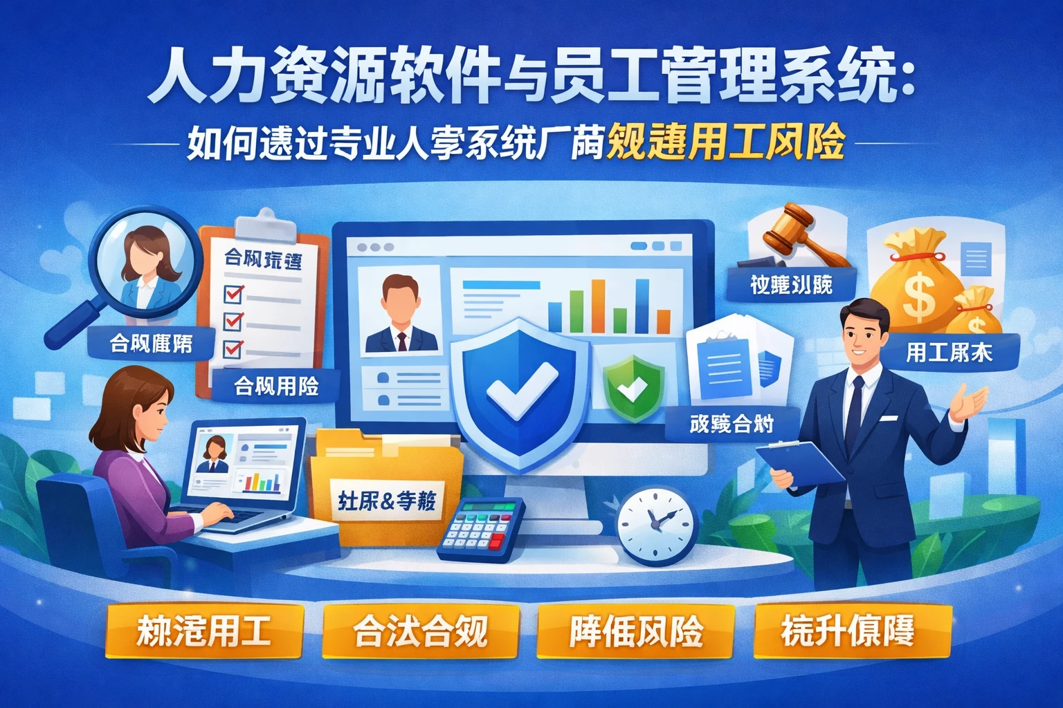 人力资源软件与员工管理系统：如何通过专业人事系统厂商规避用工风险