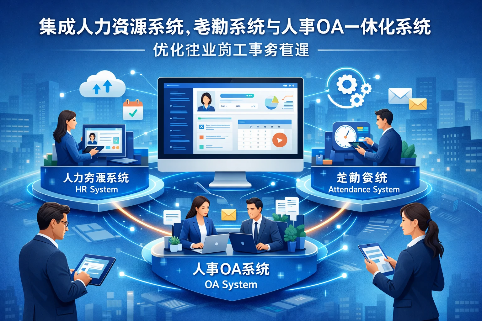 集成人力资源系统、考勤系统与人事OA一体化系统：优化企业员工事务管理