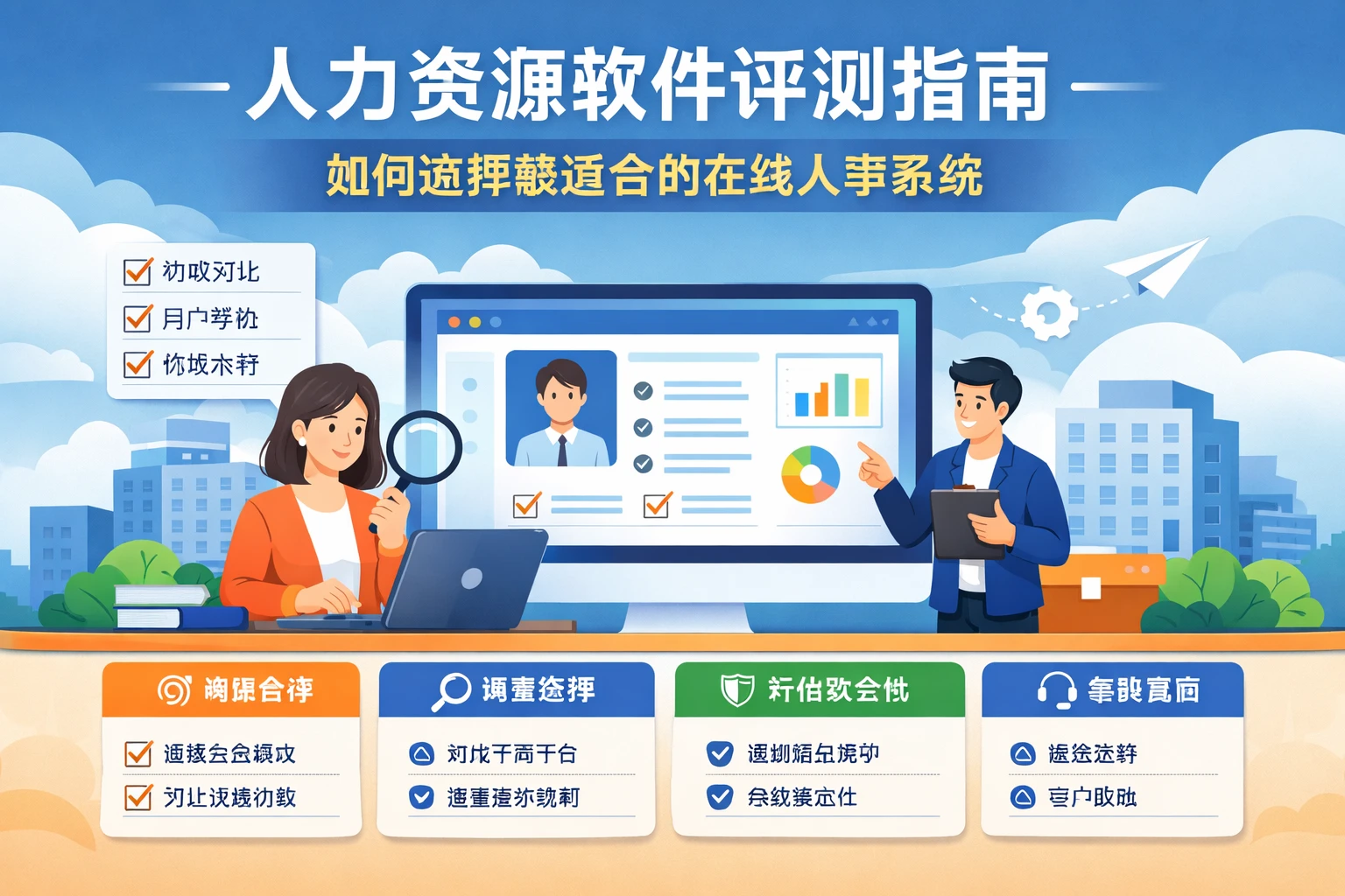 人力资源软件评测指南:如何选择最适合的在线人事系统