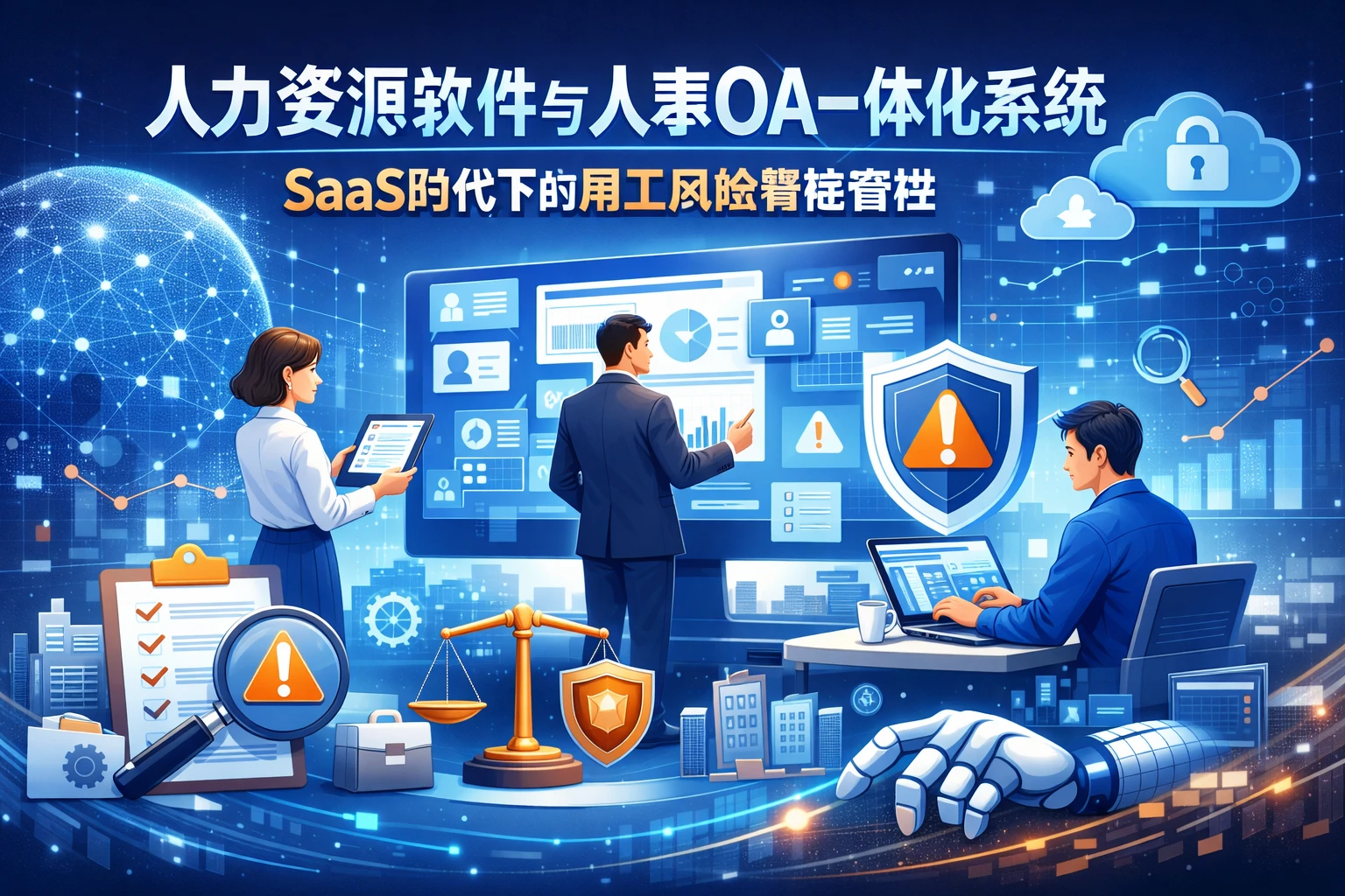 人力资源软件与人事OA一体化系统：SaaS时代下的用工风险智能管控