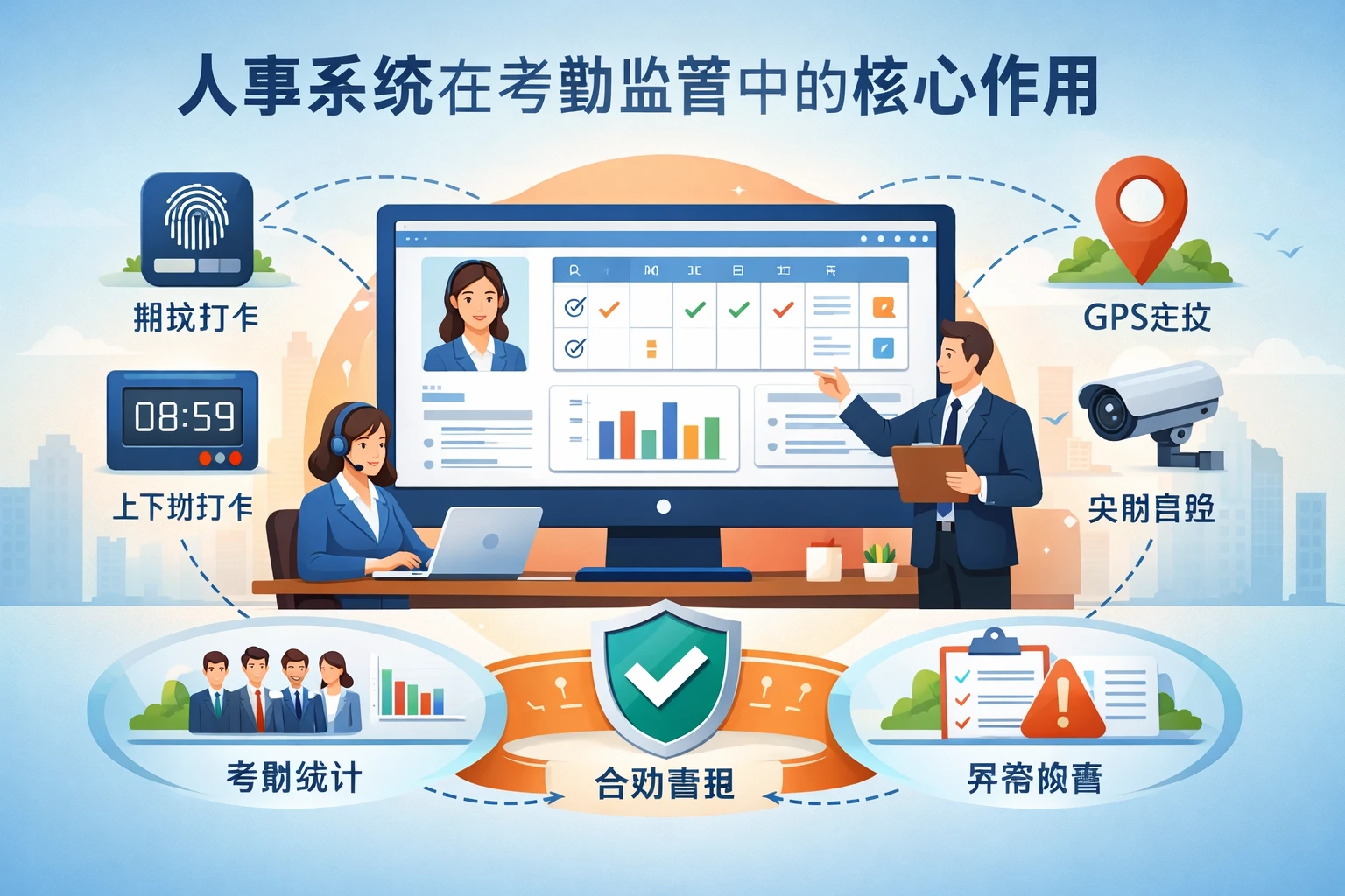 人事系统在考勤监管中的核心作用