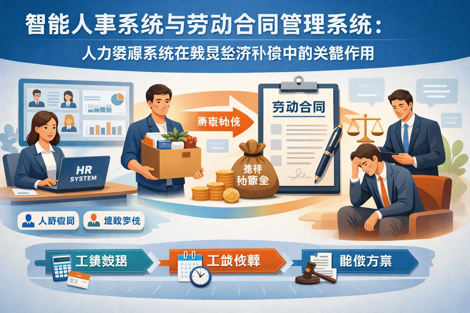 智能人事系统与劳动合同管理系统：人力资源系统在裁员经济补偿中的关键作用