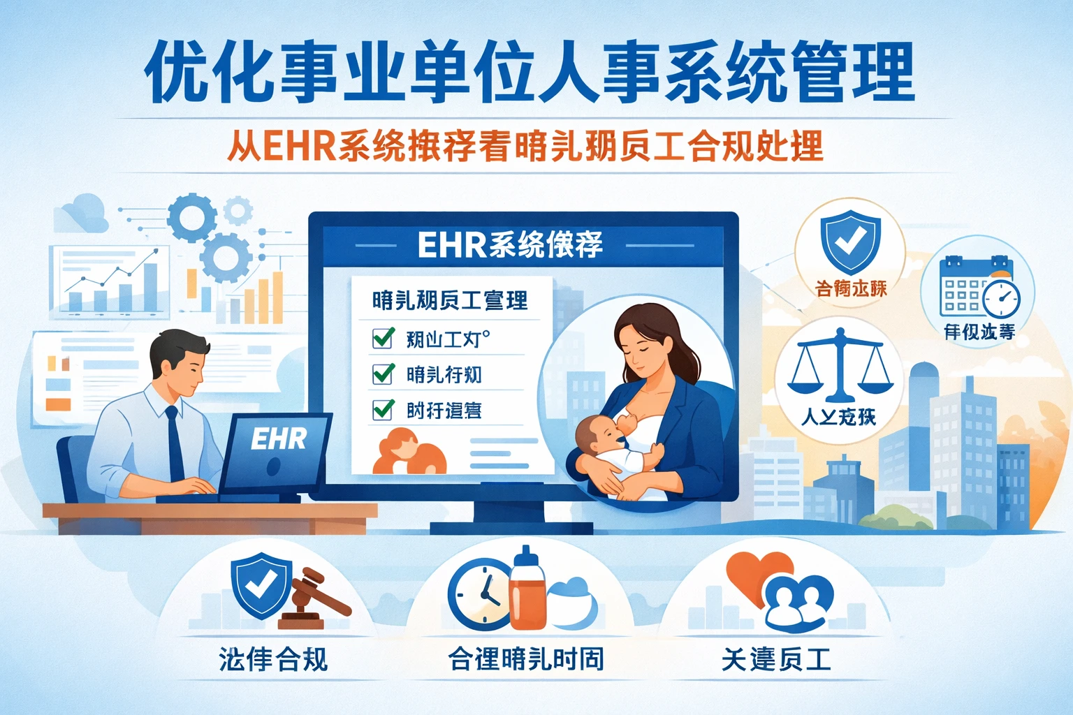 优化事业单位人事系统管理：从EHR系统推荐看哺乳期员工合规处理