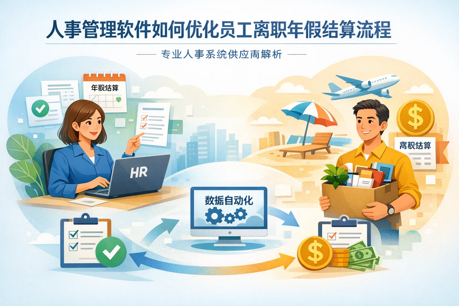 人事管理软件如何优化员工离职年假结算流程 - 专业人事系统供应商解析
