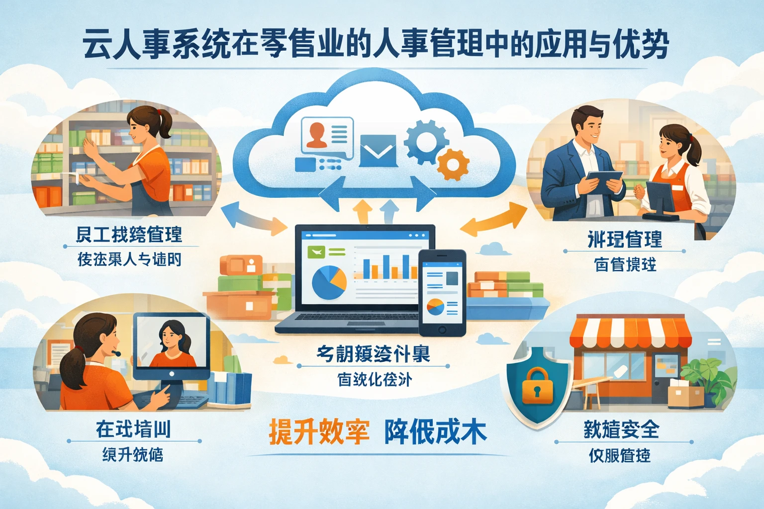 云人事系统在零售业的人事管理中的应用与优势