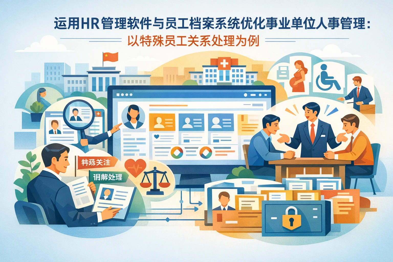 运用HR管理软件与员工档案系统优化事业单位人事管理：以特殊员工关系处理为例