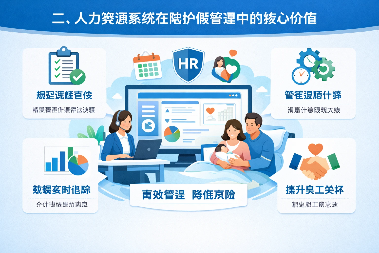二、人力资源系统在陪护假管理中的核心价值