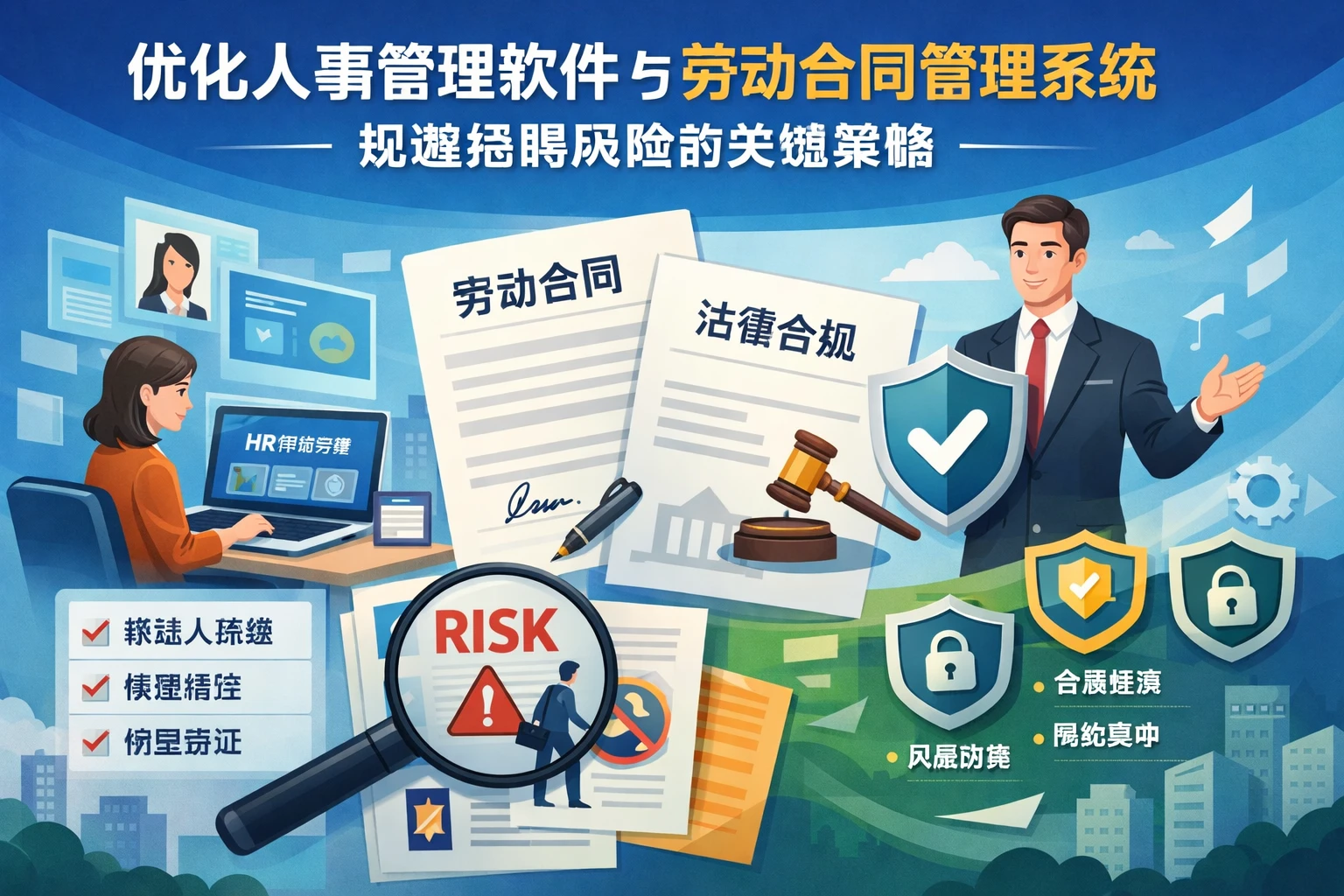 优化人事管理软件与劳动合同管理系统，规避招聘风险的关键策略