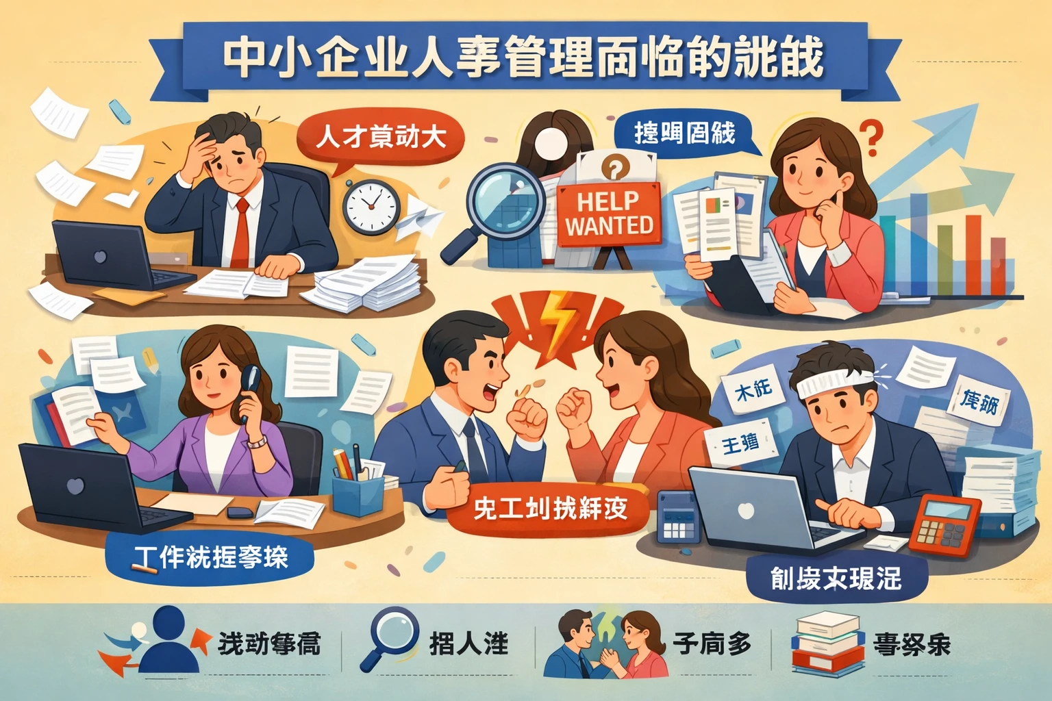 中小企业人事管理面临的挑战