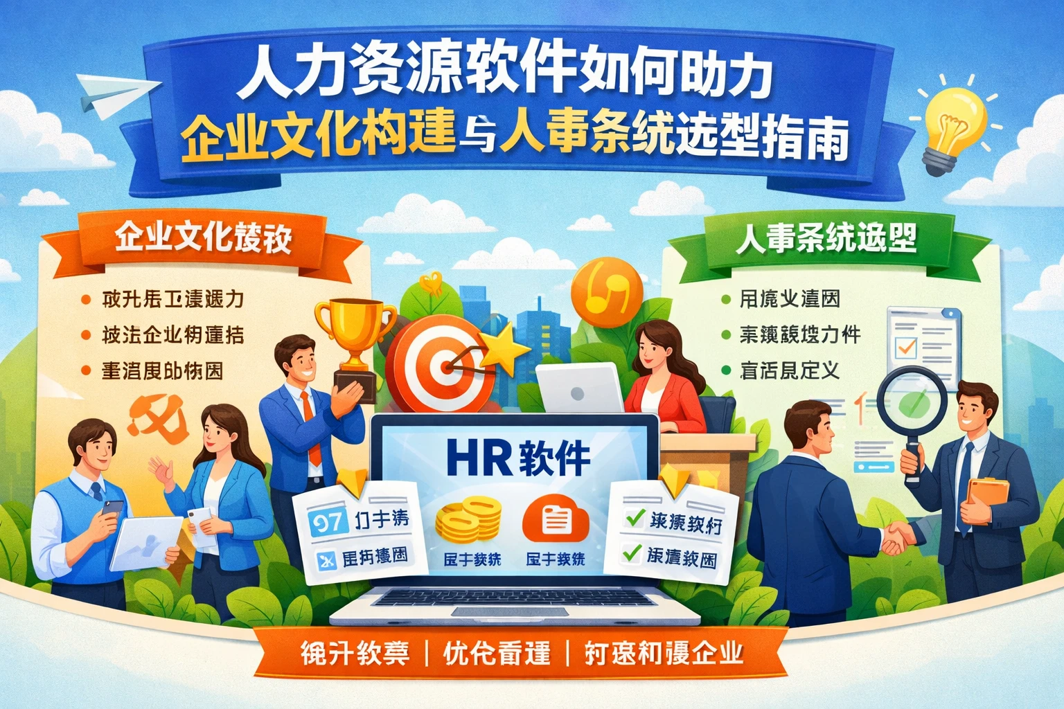 人力资源软件如何助力企业文化构建与人事系统选型指南