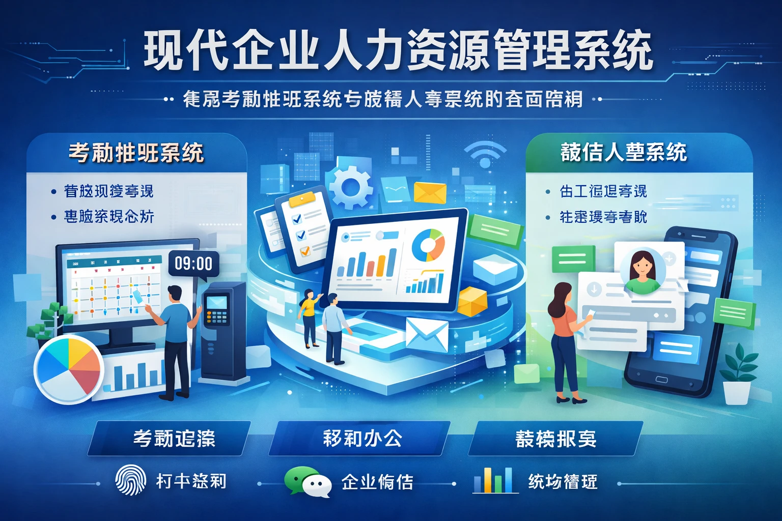 现代企业人力资源管理系统：集成考勤排班系统与微信人事系统的全面指南