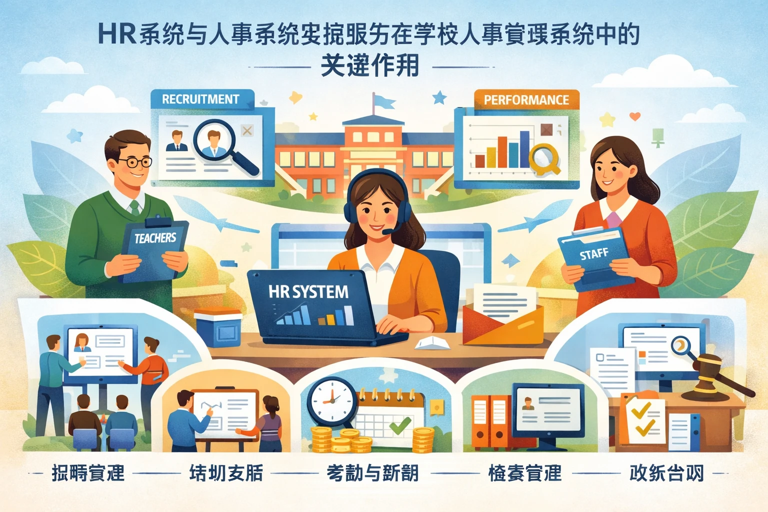 HR系统与人事系统实施服务在学校人事管理系统中的关键作用
