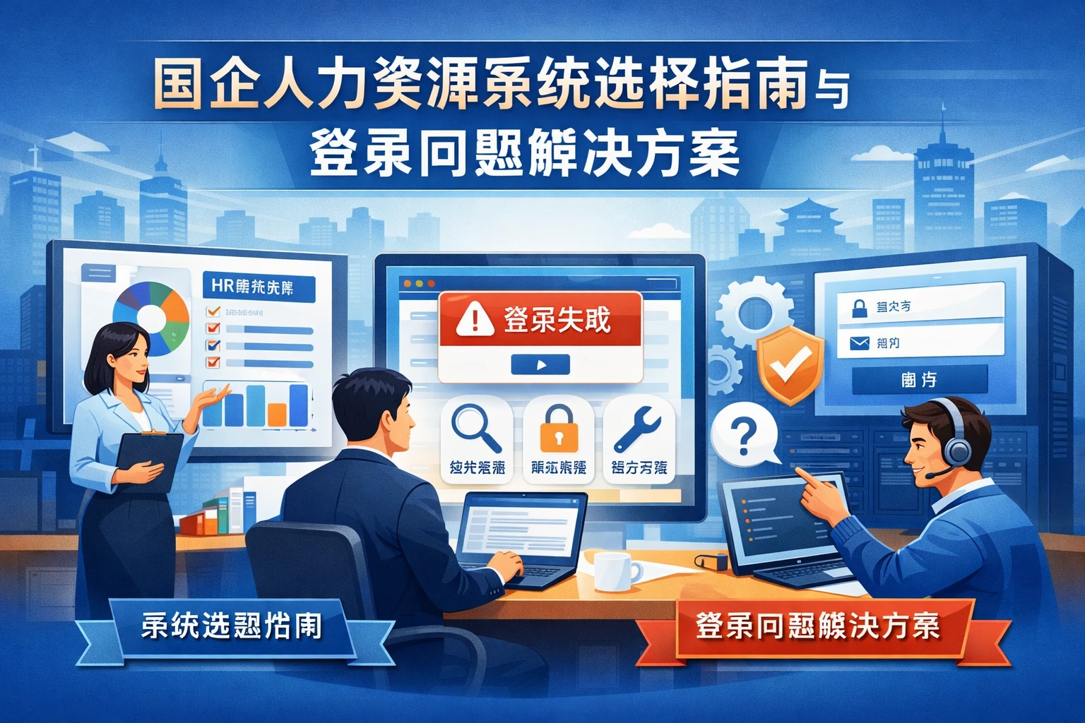 国企人力资源系统选择指南与登录问题解决方案