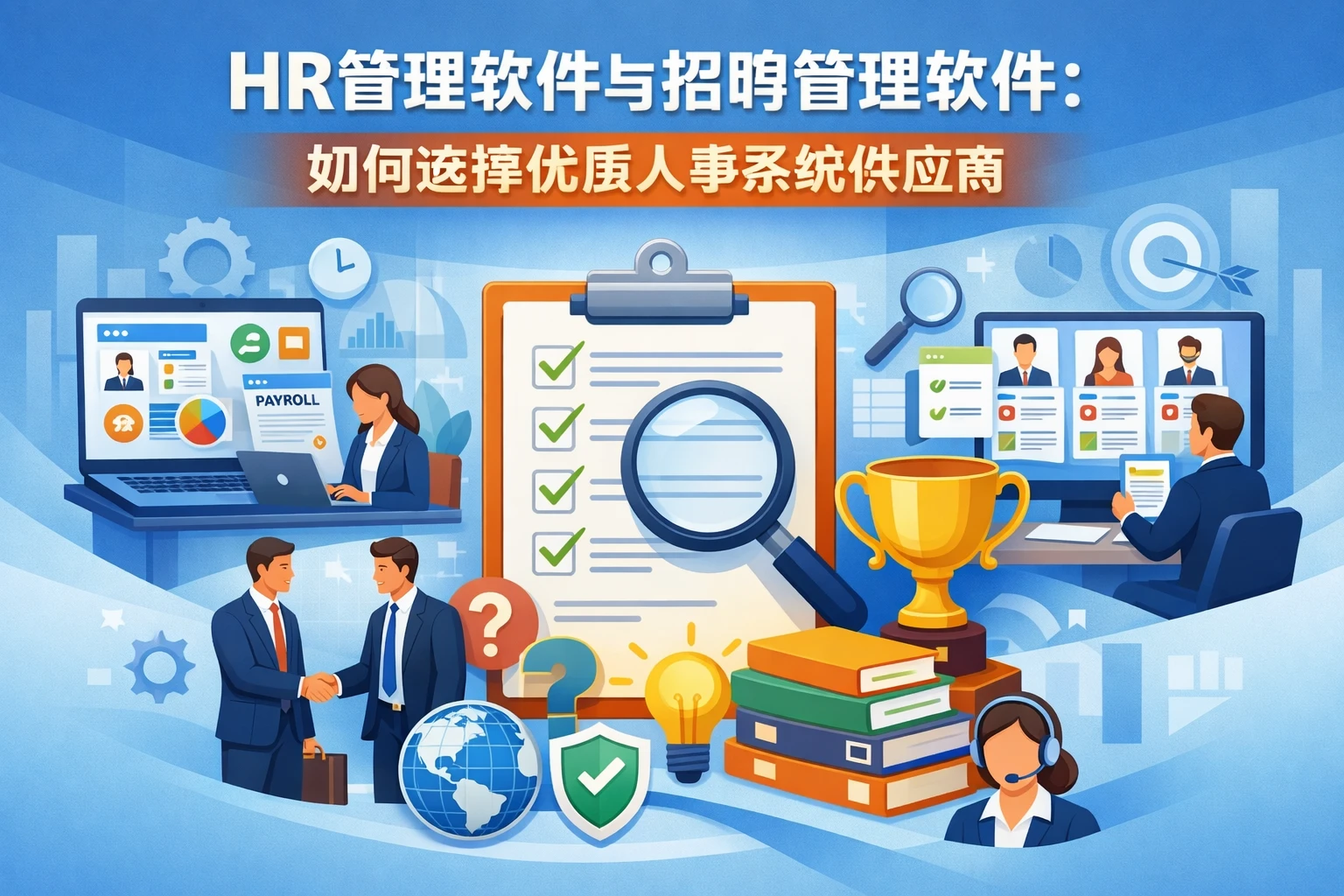 HR管理软件与招聘管理软件：如何选择优质人事系统供应商