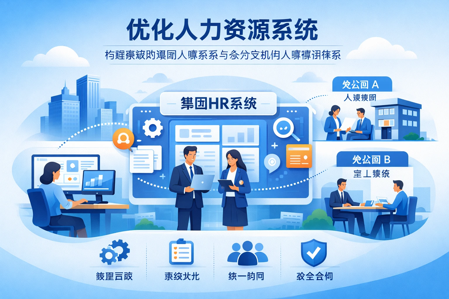 优化人力资源系统:构建高效的集团人事系统与多分支机构人事管理体系