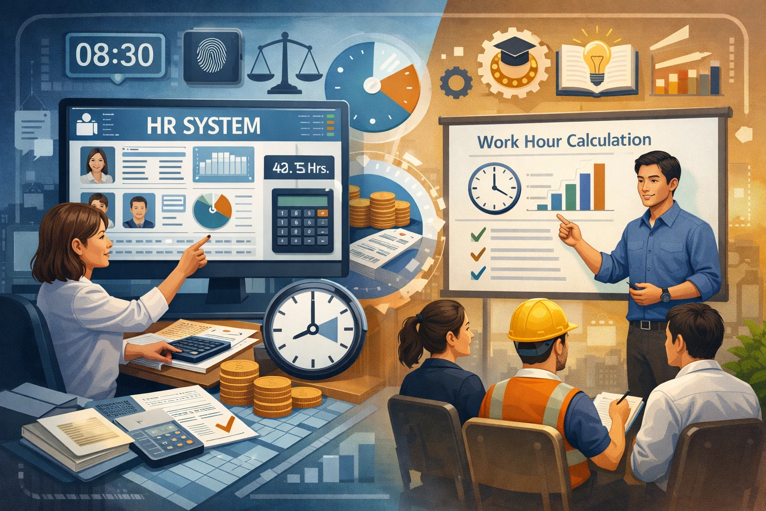 优化人事系统与考勤管理：综合工时制下的精准计算与培训服务