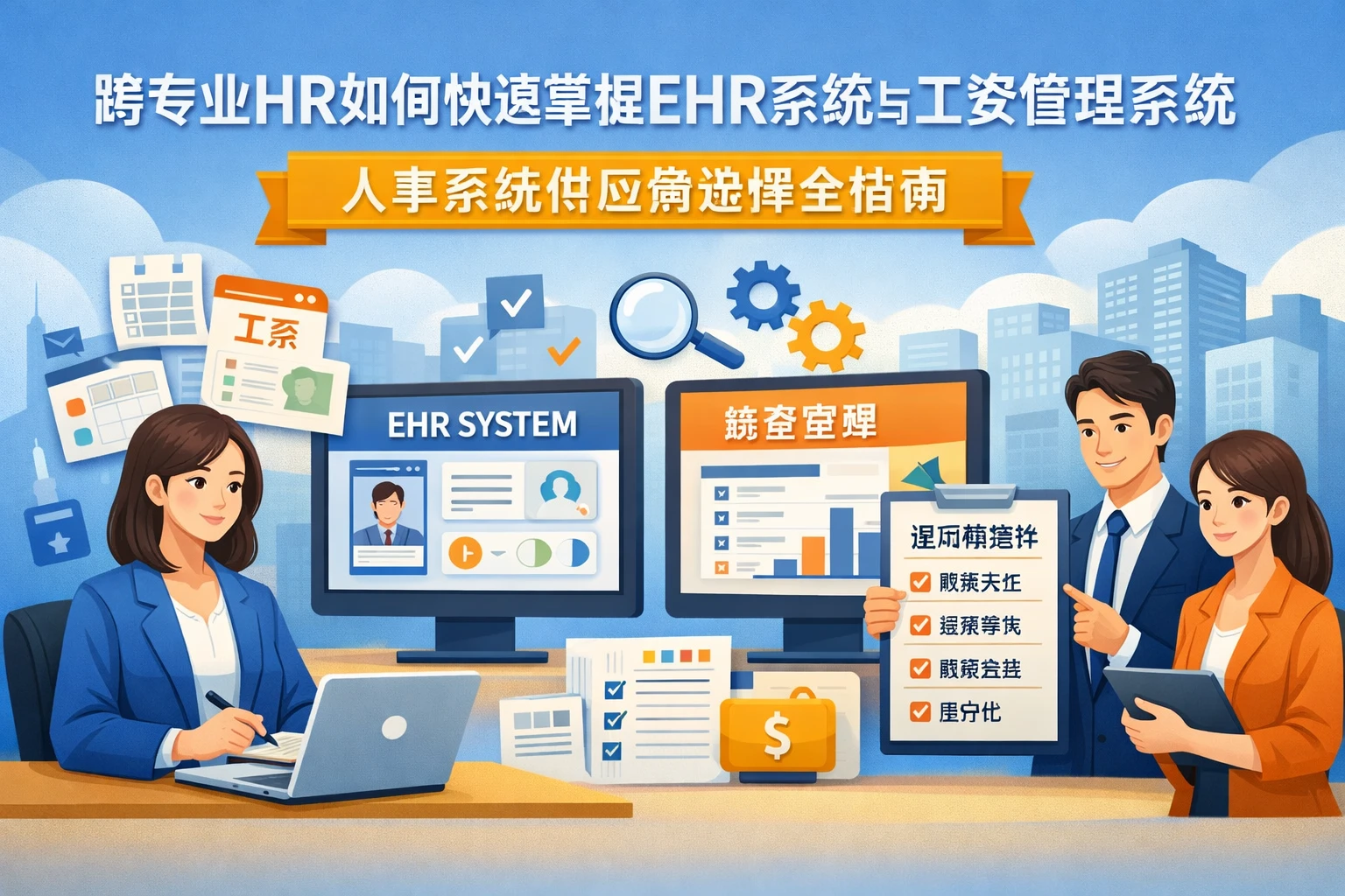 跨专业HR如何快速掌握ehr系统与工资管理系统：人事系统供应商选择全指南