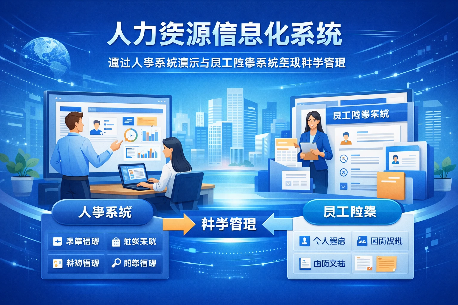 人力资源信息化系统：通过人事系统演示与员工档案系统实现科学管理