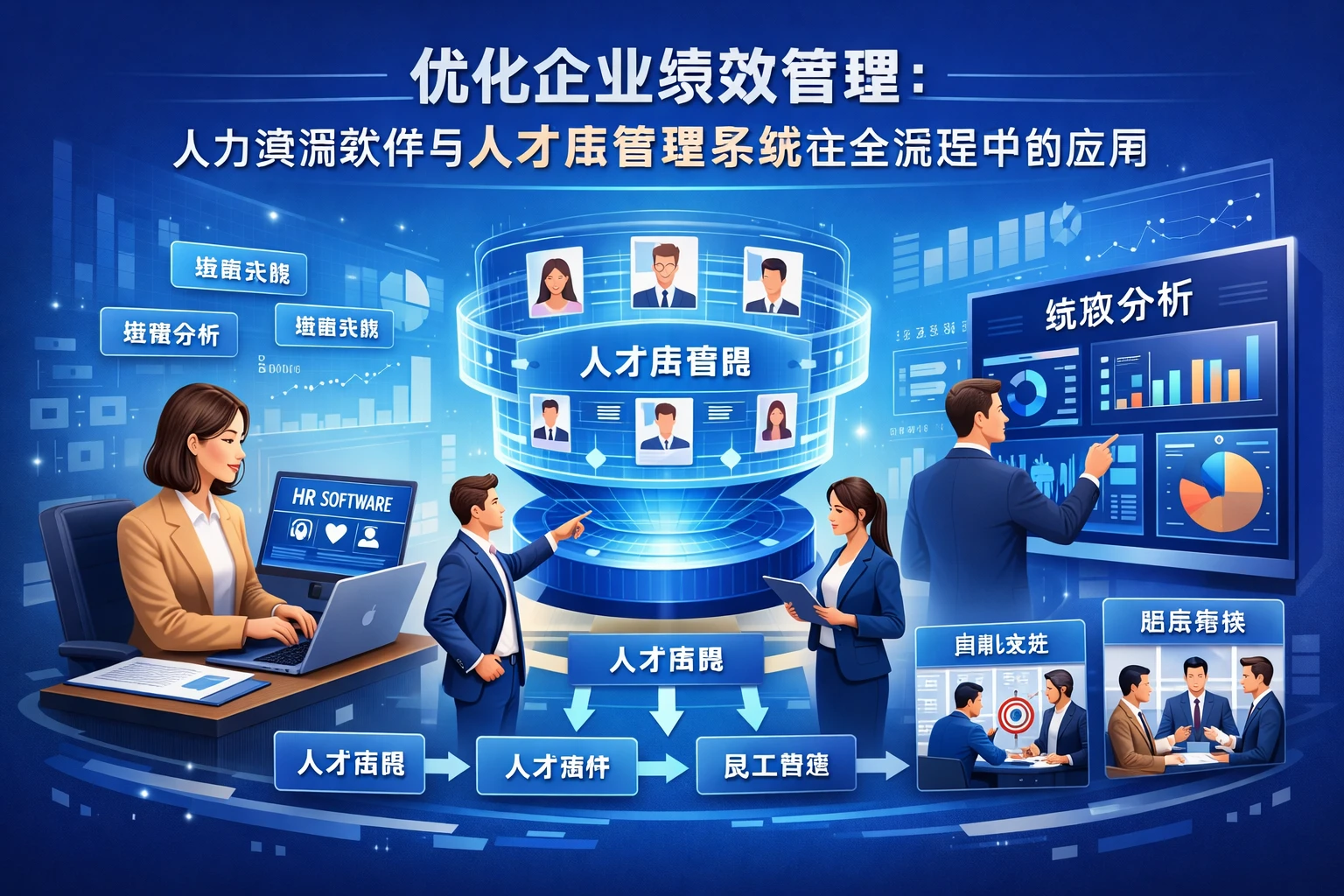 优化企业绩效管理:人力资源软件与人才库管理系统在全流程中的应用