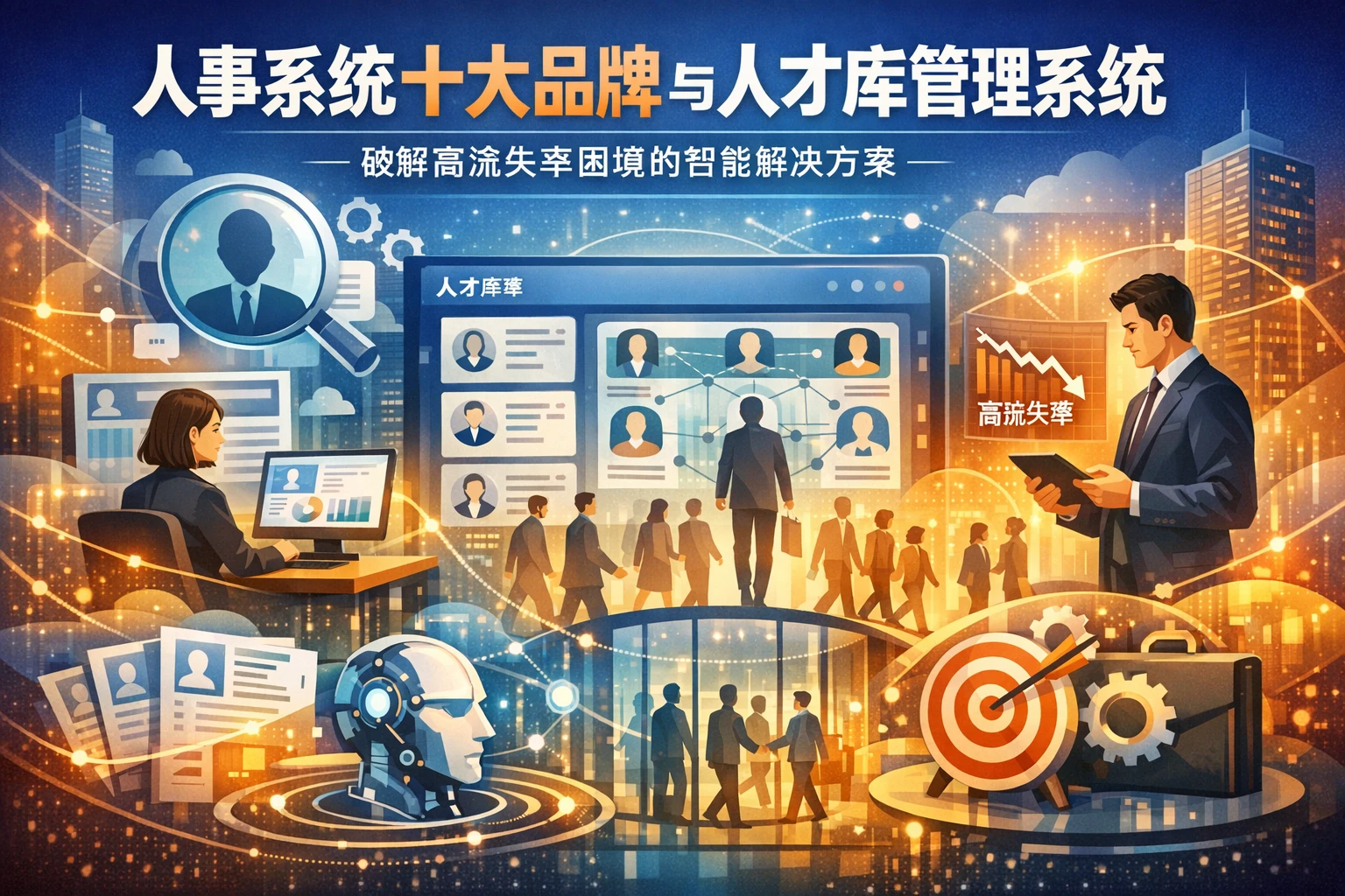 人事系统十大品牌与人才库管理系统：破解高流失率困境的智能解决方案