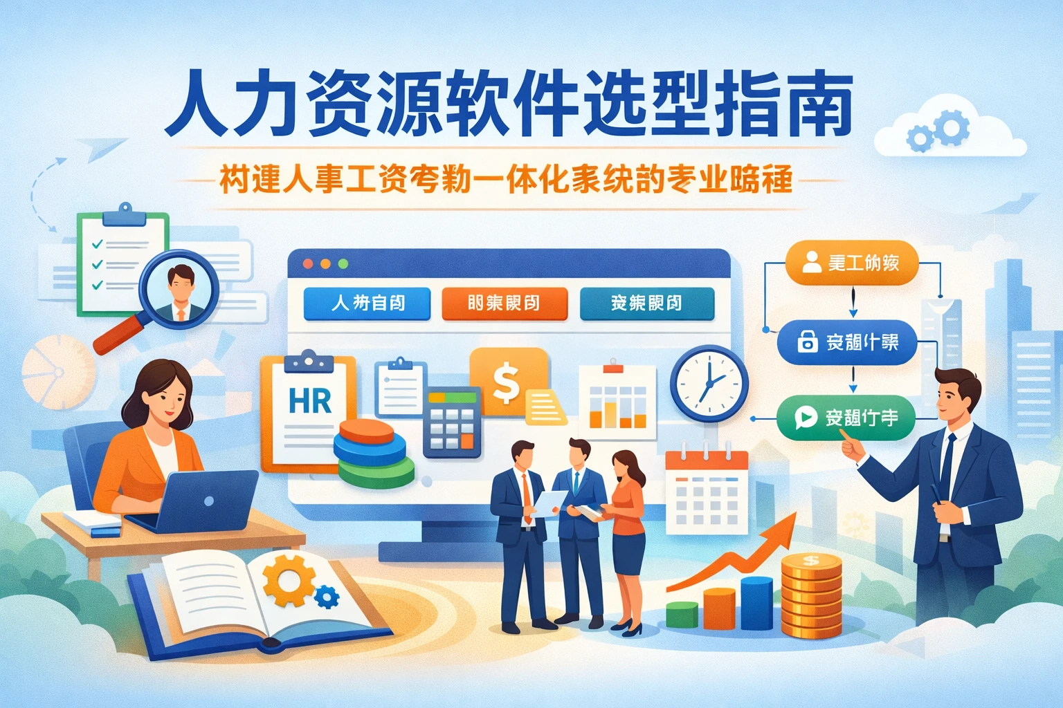 人力资源软件选型指南:构建人事工资考勤一体化系统的专业路径