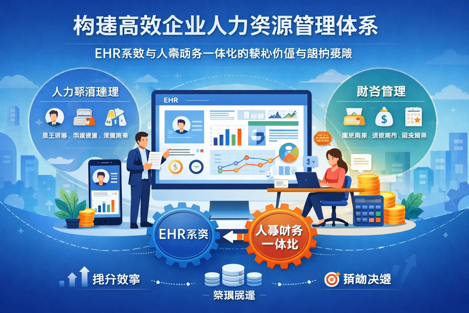 构建高效企业人力资源管理体系：EHR系统与人事财务一体化的核心价值与维护策略