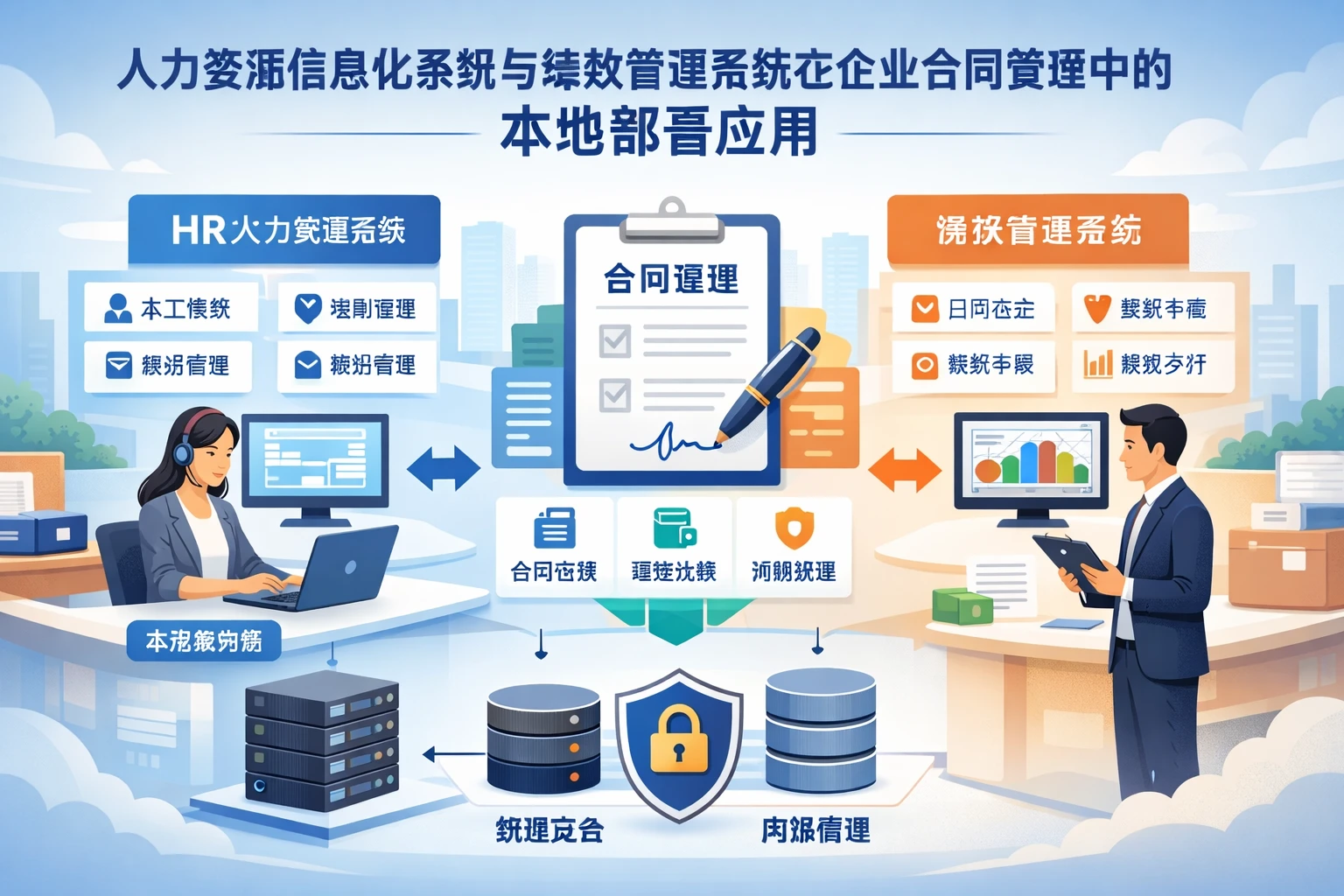 人力资源信息化系统与绩效管理系统在企业合同管理中的本地部署应用