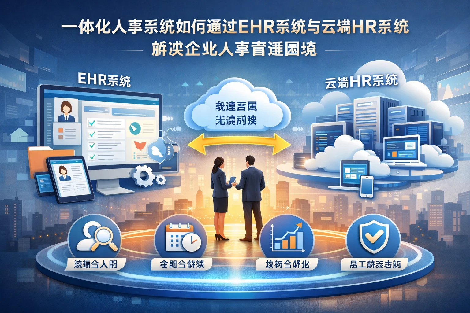 一体化人事系统如何通过EHR系统与云端HR系统解决企业人事管理困境