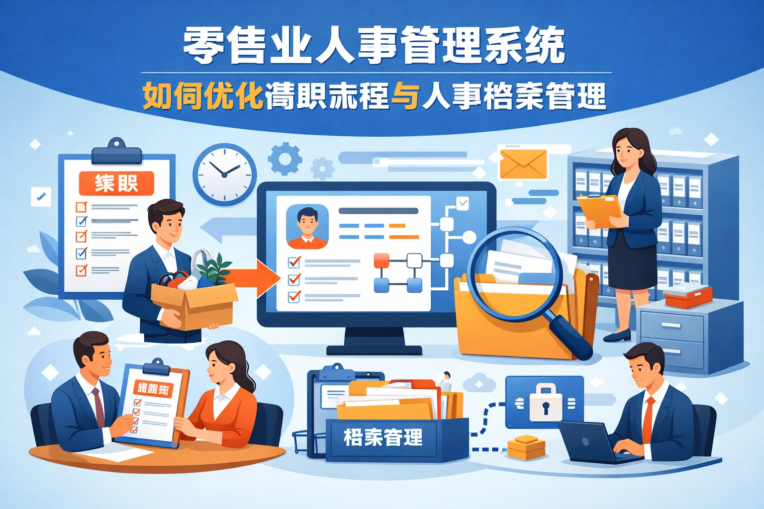 零售业人事管理系统如何优化离职流程与人事档案管理