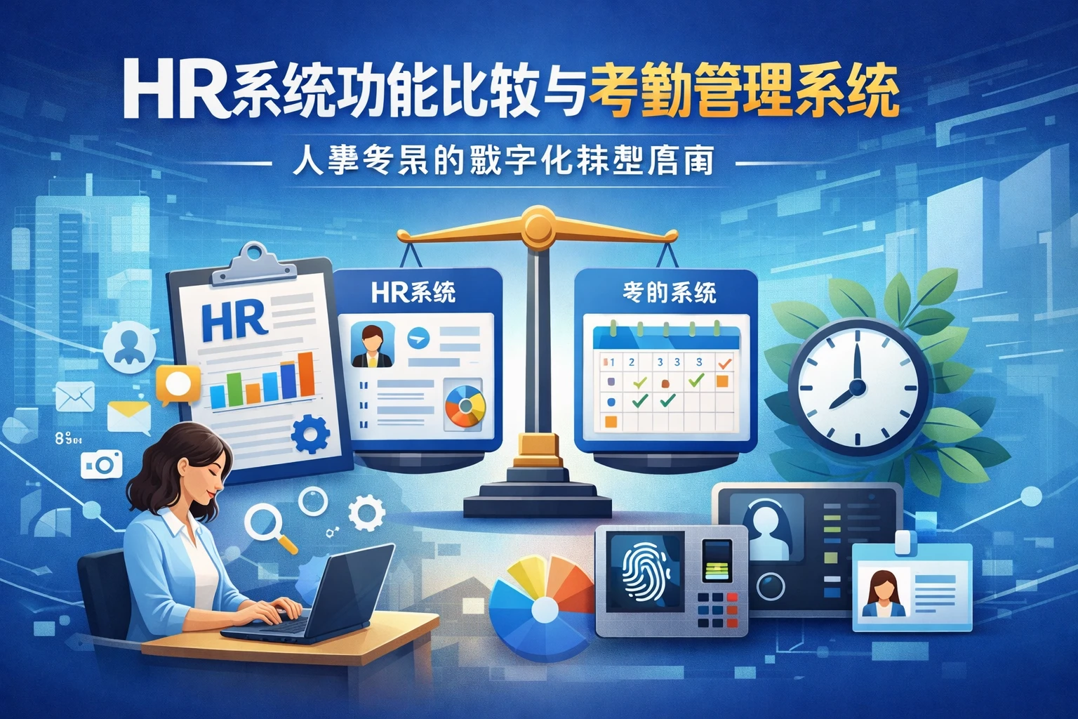HR系统功能比较与考勤管理系统：人事专员的数字化转型指南