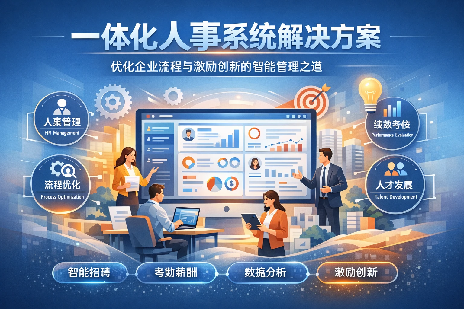 一体化人事系统解决方案：优化企业流程与激励创新的智能管理之道