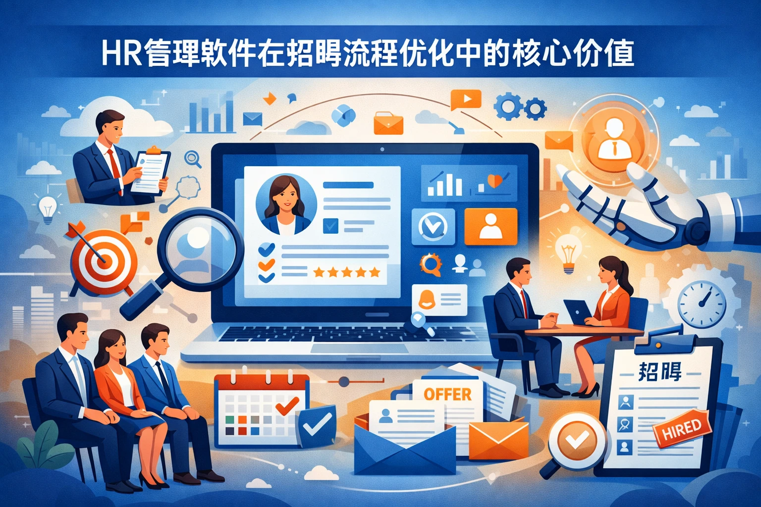 HR管理软件在招聘流程优化中的核心价值