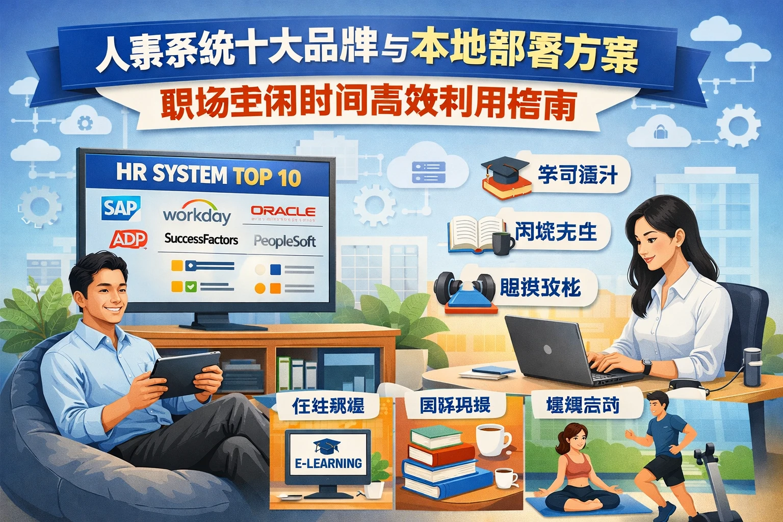人事系统十大品牌与本地部署方案：职场空闲时间高效利用指南