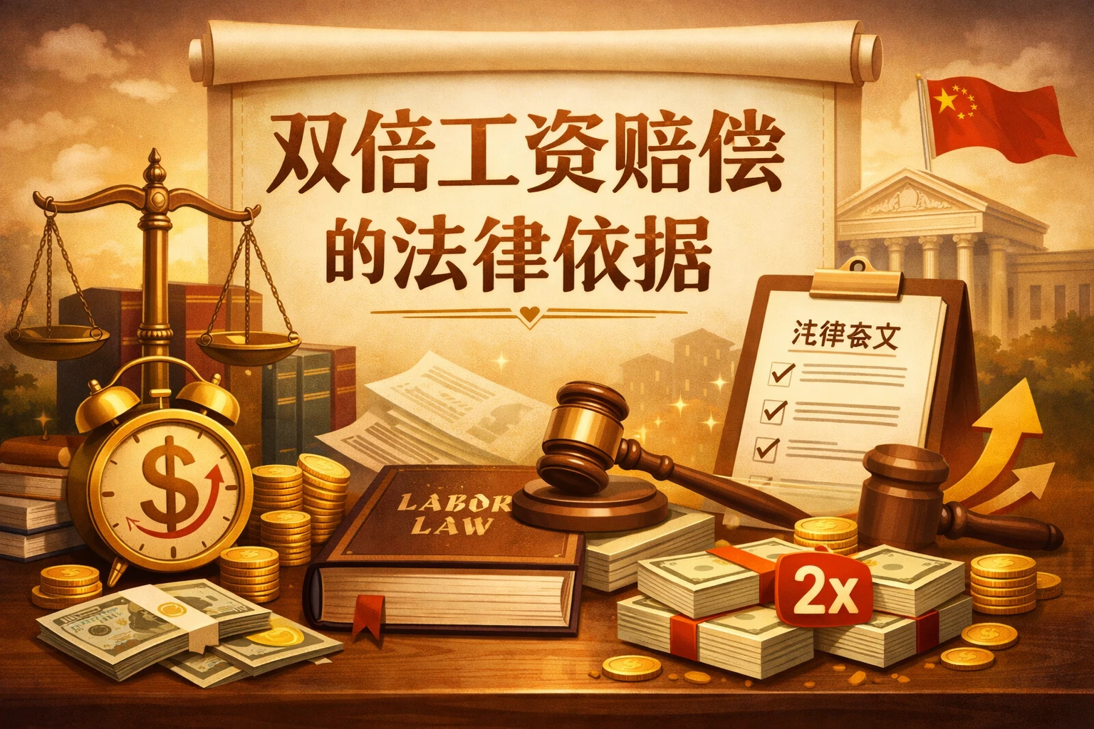 双倍工资赔偿的法律依据