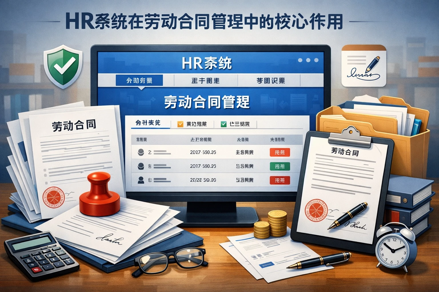 HR系统在劳动合同管理中的核心作用