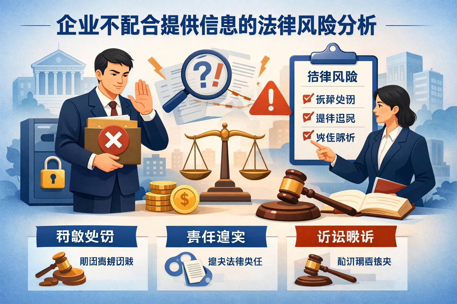 企业不配合提供信息的法律风险分析