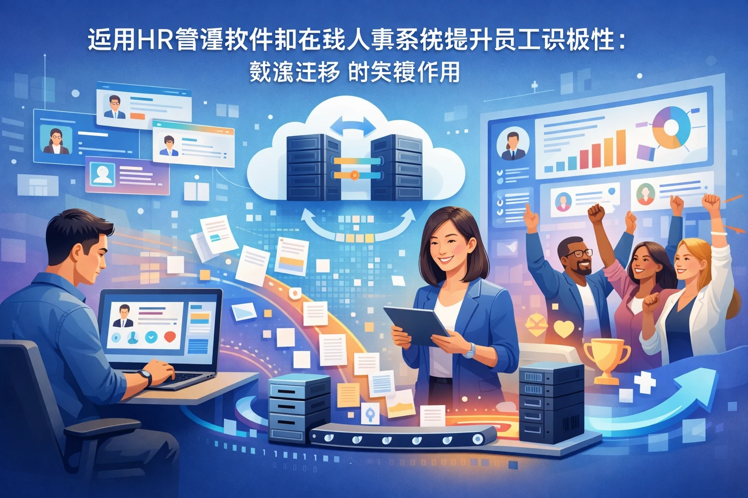 运用HR管理软件和在线人事系统提升员工积极性：数据迁移的关键作用