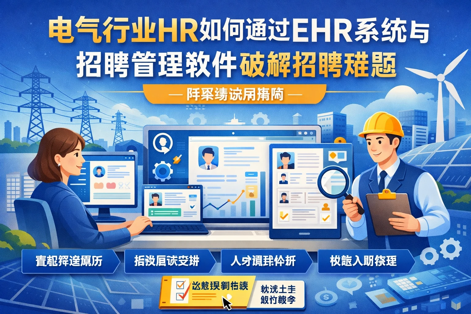 电气行业HR如何通过EHR系统与招聘管理软件破解招聘难题——附系统试用指南